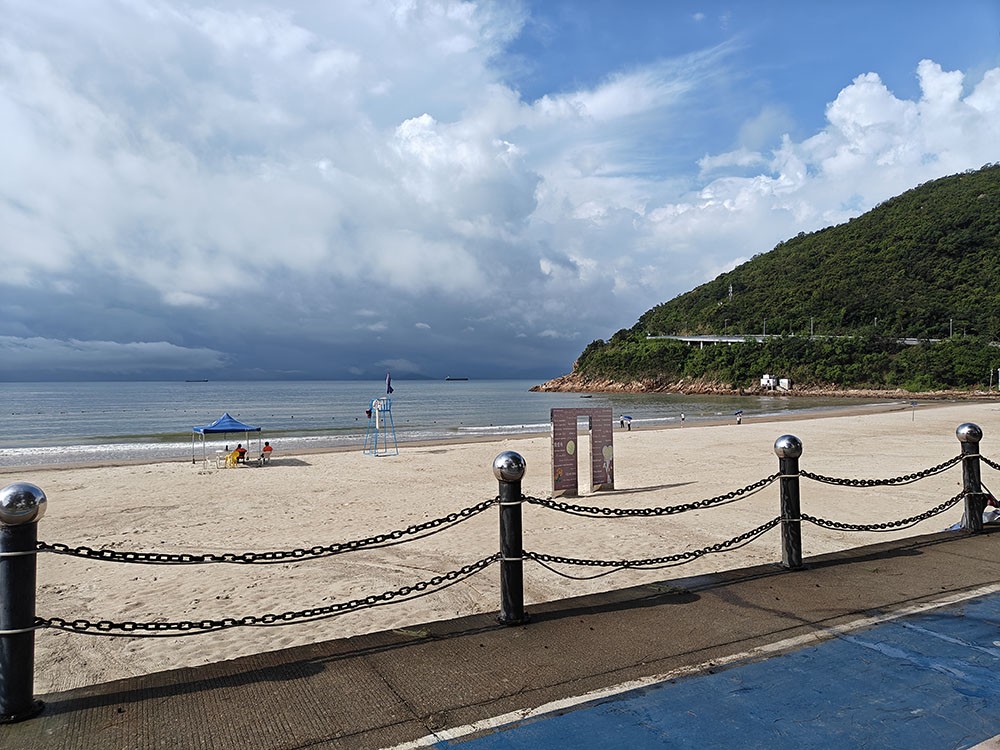 “溪涌之行，6月風雨擋不住激埃特的熱情”/