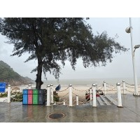 溪涌之行，6月風(fēng)雨擋不住激埃特的熱情